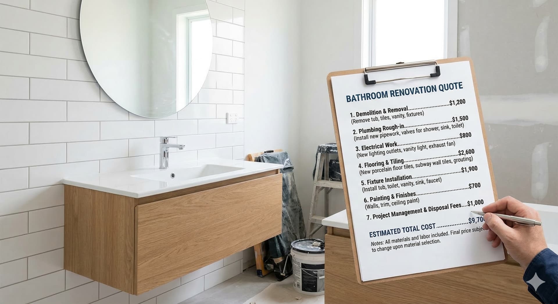 What Should a Bathroom Renovation Quote Include? A Full Checklist